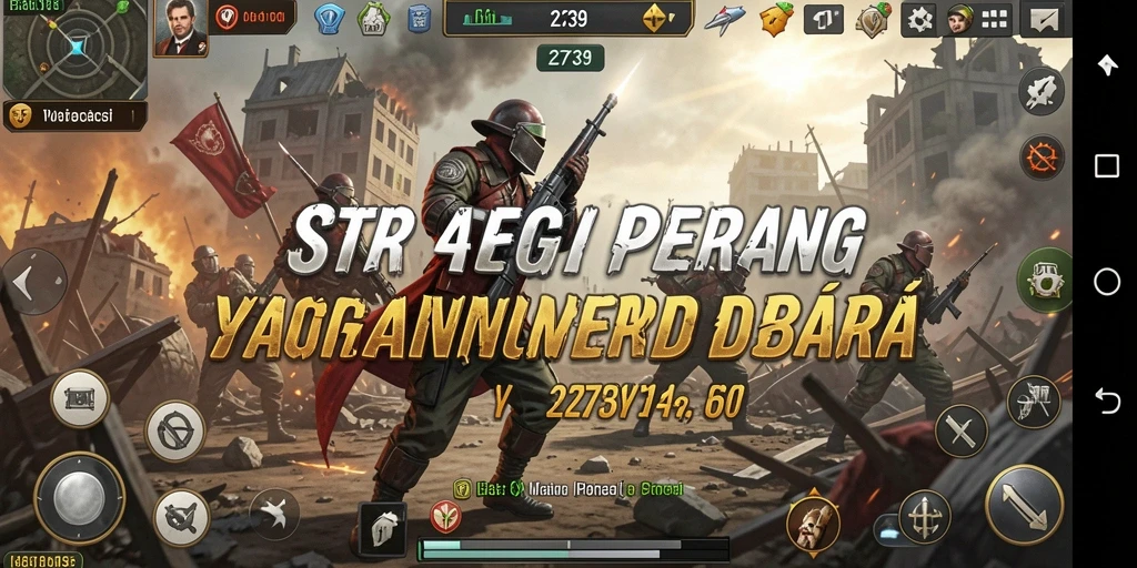 Screenshot gameplay <strong>2739</strong> yang menampilkan taktik pertempuran yang seru.