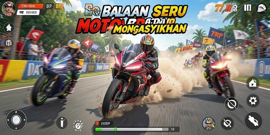 Tampilan gameplay seru dan menegangkan dari 77RP.