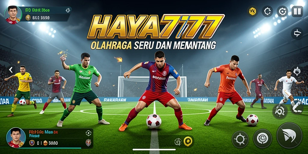 Screenshot gameplay HAYA777 menunjukkan aksi seru dalam berbagai cabang olahraga.