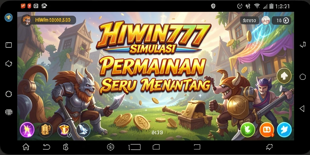 Screenshot gameplay HIWIN777 menampilkan aksi seru dan grafis menawan.