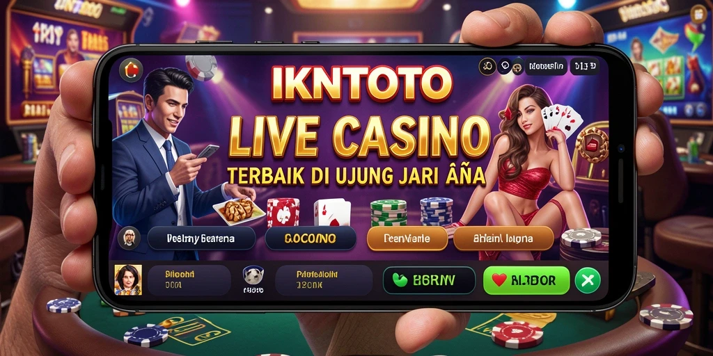 Screenshot gameplay Live Casino yang menegangkan di IKNTOTO.