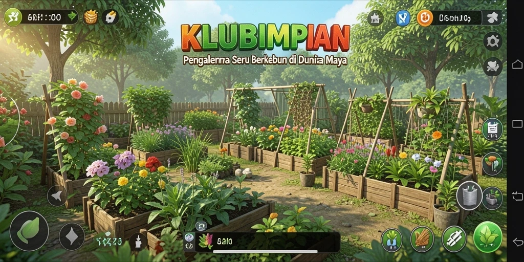 Tampilan gameplay KLUBIMPIAN yang menakjubkan dan menarik.