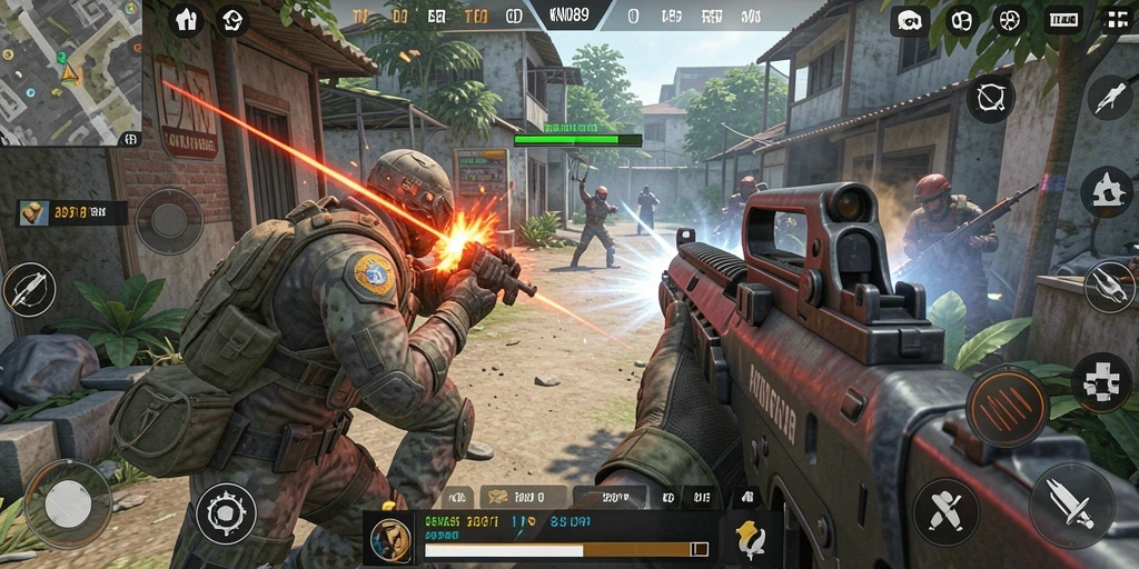 Tampilan gameplay KNO89 yang penuh aksi dan strategi.