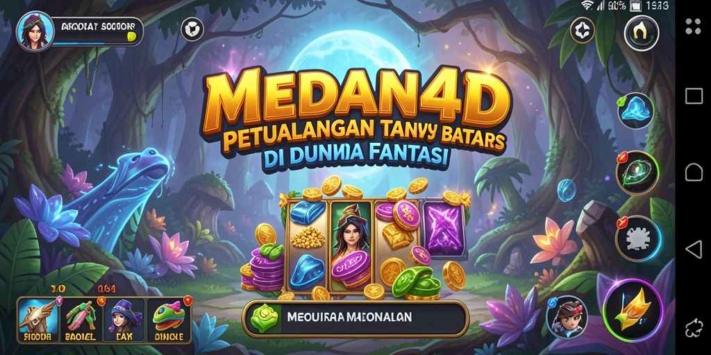 Tampilan gameplay yang mendebarkan di dunia petualangan MEDAN4D.
