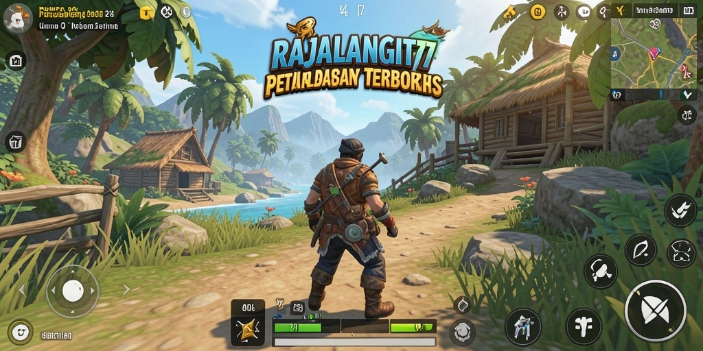 Tampilan gameplay menarik RAJALANGIT77 di dunia terbuka.