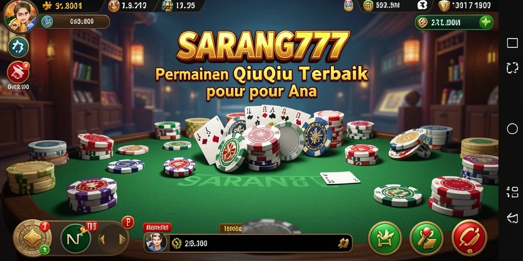 Tampilan gameplay QiuQiu yang menarik di SARANG777.