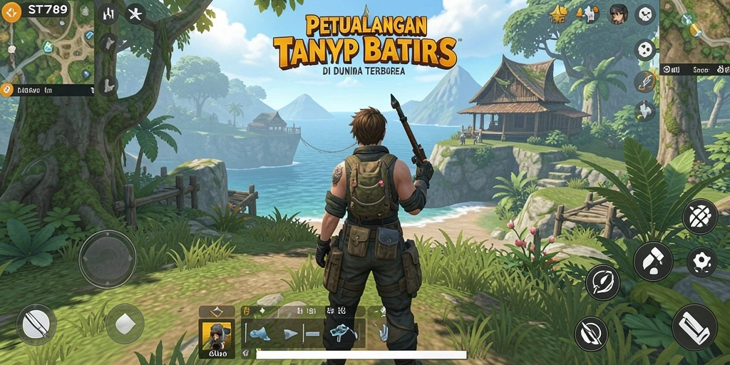 Tangkapan layar menampilkan petualangan mendebarkan dalam dunia terbuka ST789.
