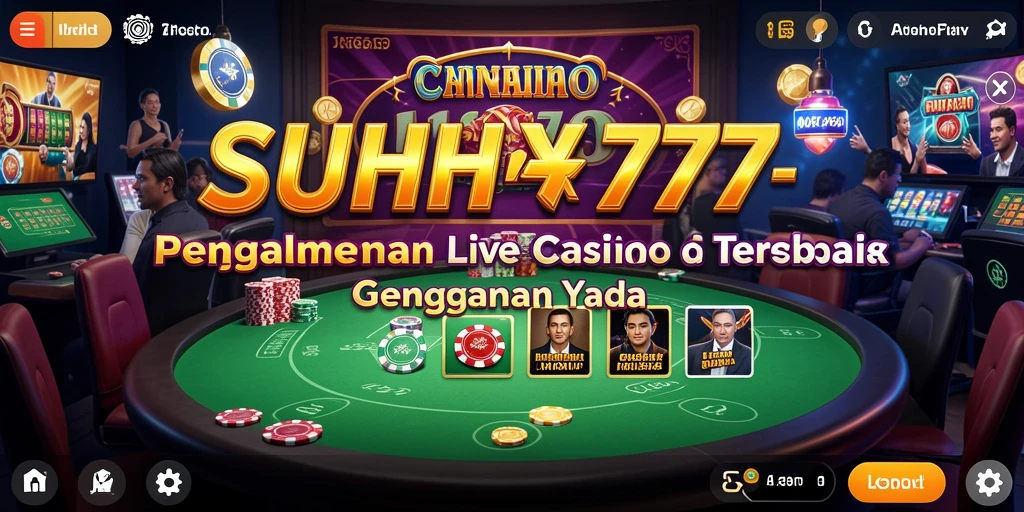 Tampilan gameplay Live Casino yang mengesankan di SUHU777.