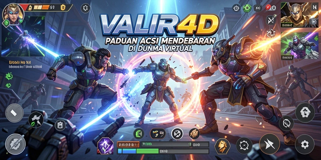 Tampilan gameplay mendebarkan dari VALIR4D dalam aksi.